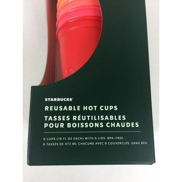 Starbucks Lot Holiday 2019 Reusable Hot Cold Cups - Picture 4 of 11